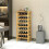 Dripex (7-tier 27 bottles) Dripex Bamboo Wine Rack Storage Free Standing Display Shelves 8