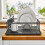 Tower Tower Scandi T847009GRY Dishrack with Wooden Handle, Grey 7