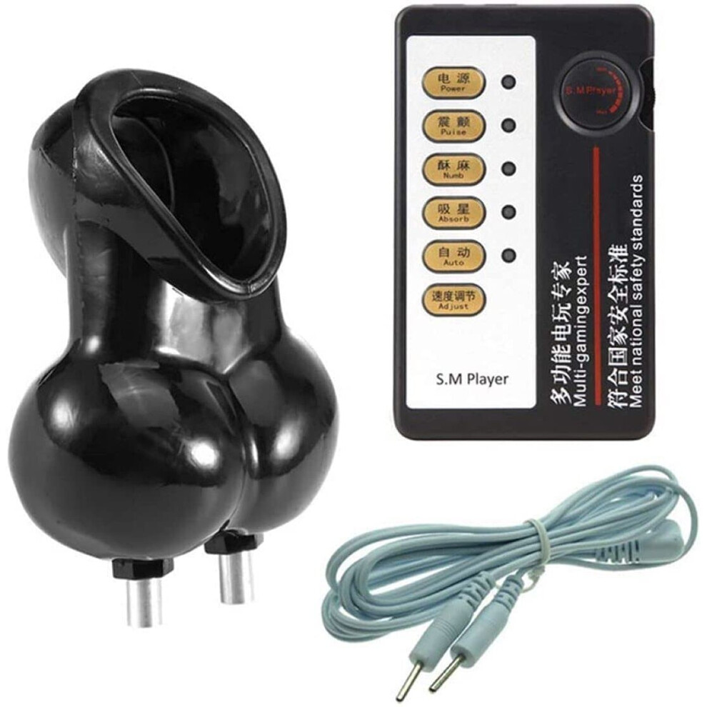 Electro Sex E-Stim Balls Sack, Black on OnBuy