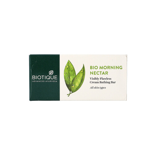 Biotique Bio Morning Nectar Visibly Flawless Cream Bathing Soap 150g
