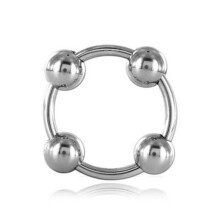 Penis Glans Cock Ring Penis Head Stimulator, Silver