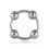 Penis Glans Cock Ring Penis Head Stimulator, Silver 1