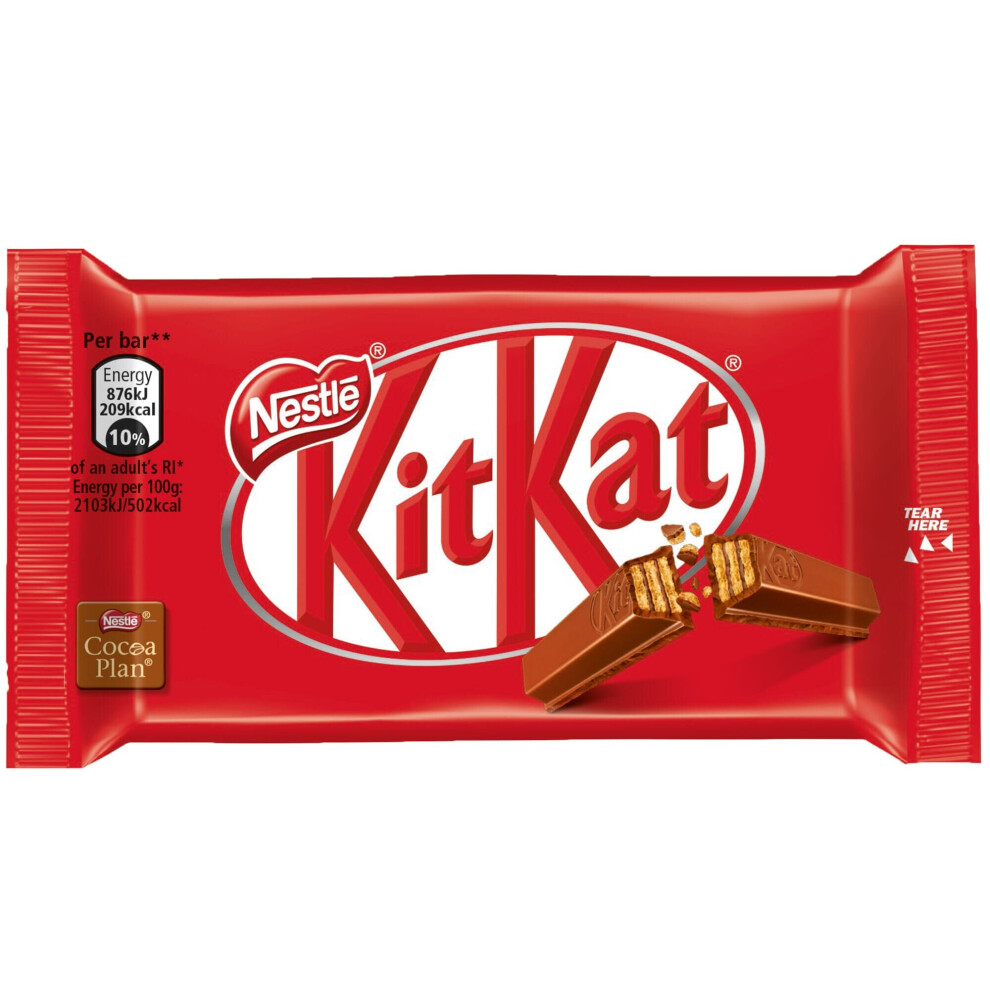 Nestle Kit Kat 4 Finger Chocolate Bars - 24x41.5g