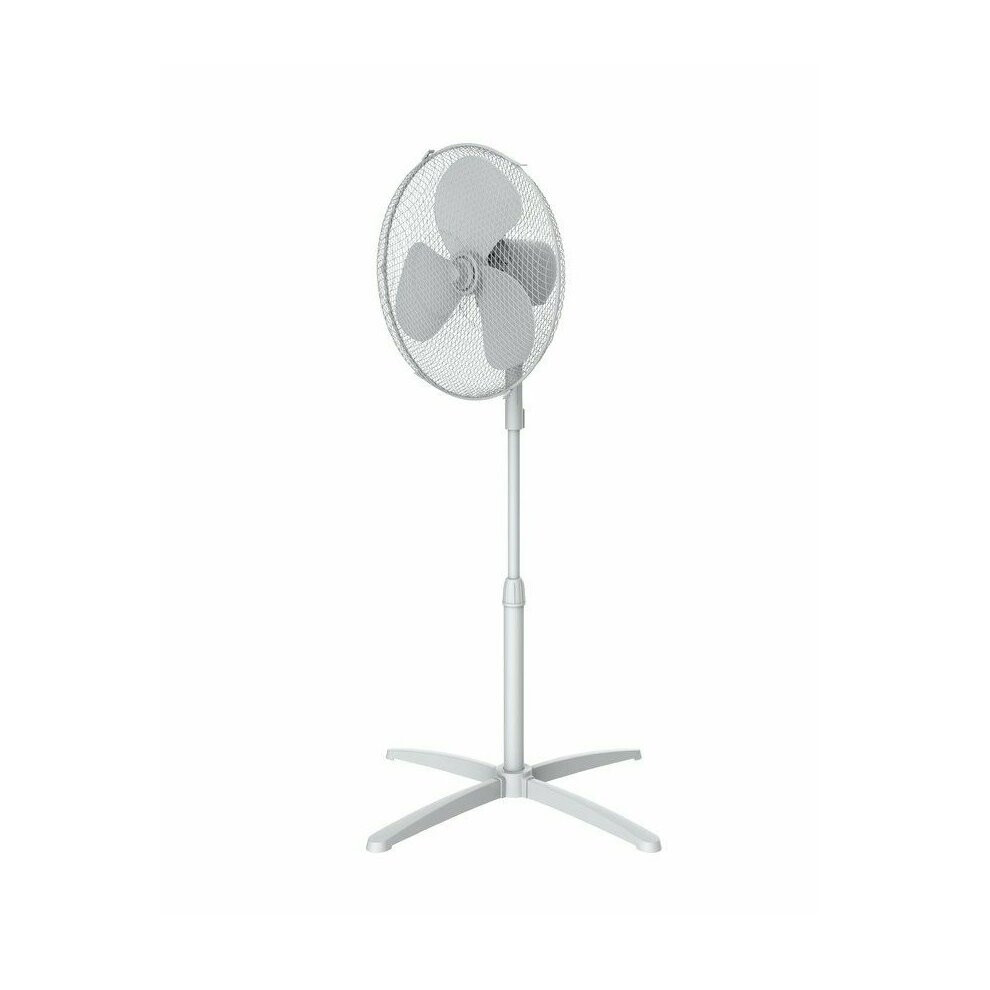 Challenge 16 Inch Pedestal Fan - White