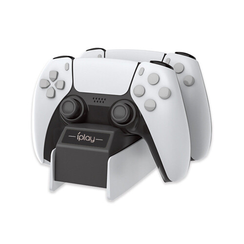 Lynshen Kabelloses Controller-Dock-Ladegerät für PS5 – Dual-Ladebasis mit Ladekabel 2