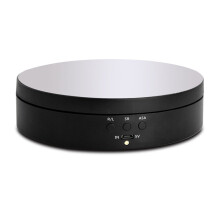Electric Rotating Table Mirror Turntable Round Display Table Three Speed Adjustable Angle Intelligent Charging