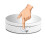 Electric Rotating Table Mirror Turntable Round Display Table Three Speed Adjustable Angle Intelligent Charging 2