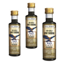 3x Still Spirits Top Shelf Wild Eagle Bourbon Essence Flavours 2.25L