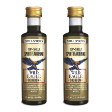 2x Still Spirits Top Shelf Wild Eagle Bourbon Essence Flavours 2.25L