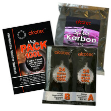 Alcotec Mega Pack 100L Turbo Yeast, Spirit Karbon and Mega-Klar 100L 24 hour