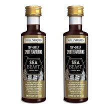 2x Still Spirits Top Shelf Sea Beast Spiced Rum 50ml Essence Flavours 2.25L