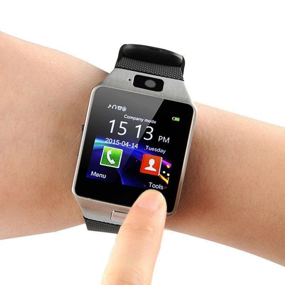 Dz09 Bluetooth Intelligent Wristwatch Phone Camera Sim Tf Gsm Multi Language 3232291734419