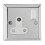 British General Chrome Single 1 Gang BS 546 Round Pin Socket 15A Plug 1