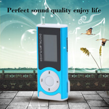 Mini USB Clip MP3 Media Player LCD Screen Support 16GB TF LED Light