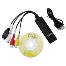 Black USB 2.0 Video Capture Card Converter PC Adapter TV Audio DVD DVR VHS