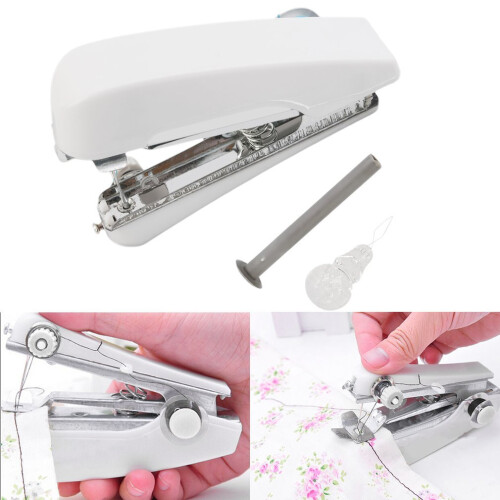 Mini Handheld Manual Stitch Clothes Fabrics Sewing Machine Needlework