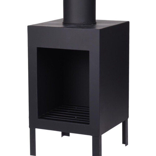 URBN Living (Square) Outdoor Chiminea Garden Fire Pit Chimney Heater 2