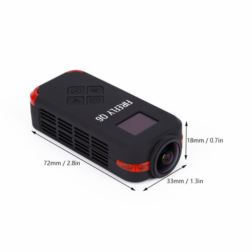 Hawkeye Firefly Q6 4K 120 Degree Angle 12M Pixel HD Action Camera Black 2