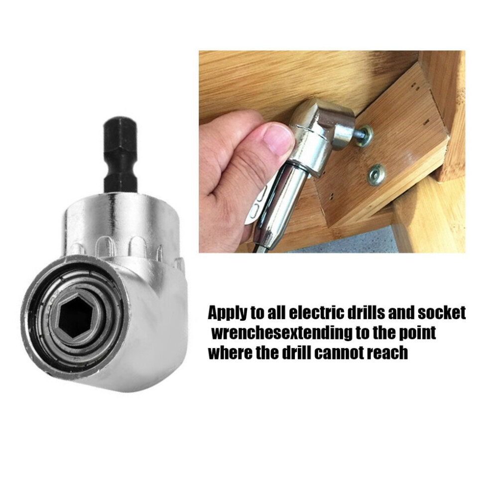 105 Degree Right Angle Drilling Corner Screwdriver Quick Change Hex Shank 3593750168986