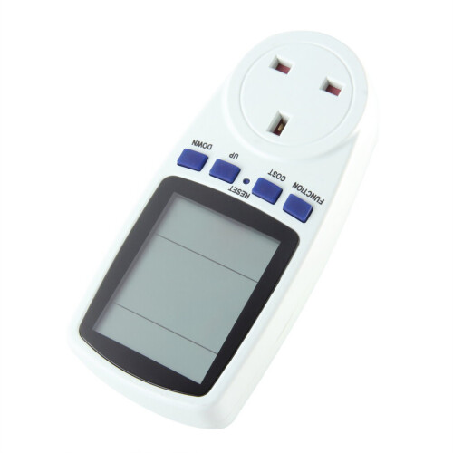 EU Plug LCD Watt Current Voltage Electricity Monitor Analyzer Energy Meter 1