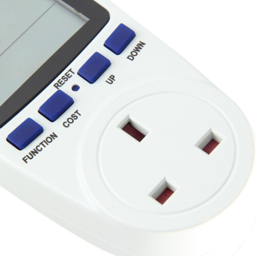 EU Plug LCD Watt Current Voltage Electricity Monitor Analyzer Energy Meter 2