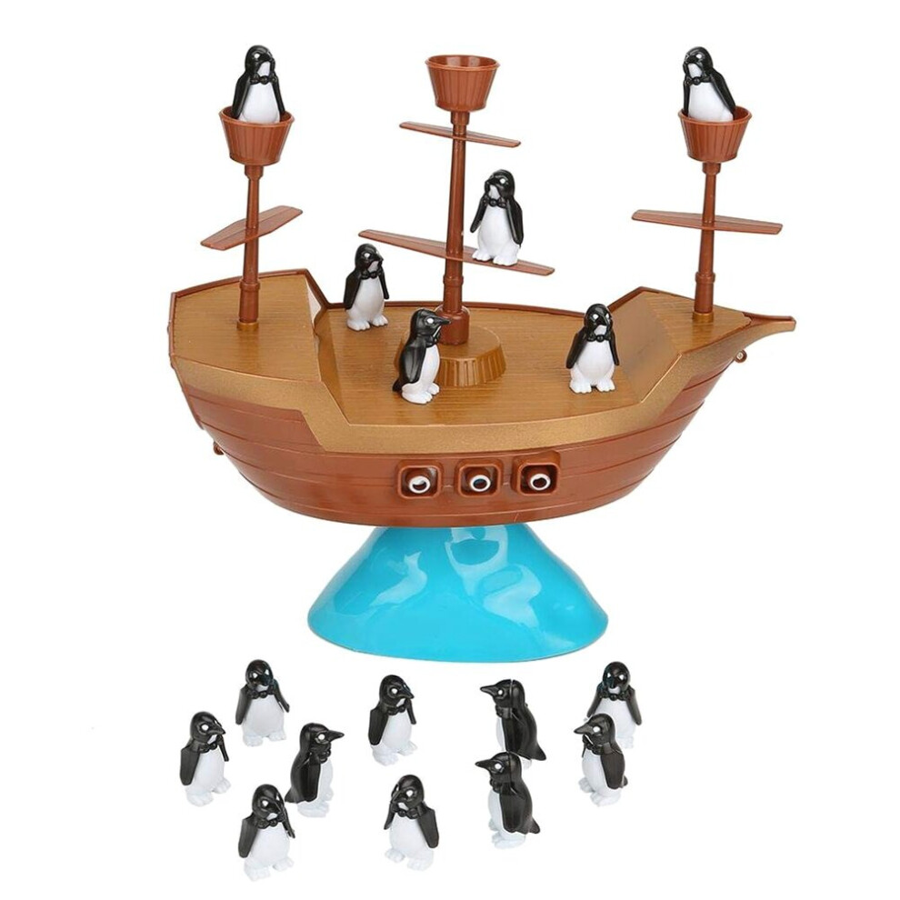 Educational Toys  Desktop Pirate Boat Puzzle Toys Board Game Balance The Penguin|Math Toys