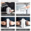 27cm Ice Maker 2 in 1 Portable Ice Maker Ice Cube Maker DIY(Transparent color) 6