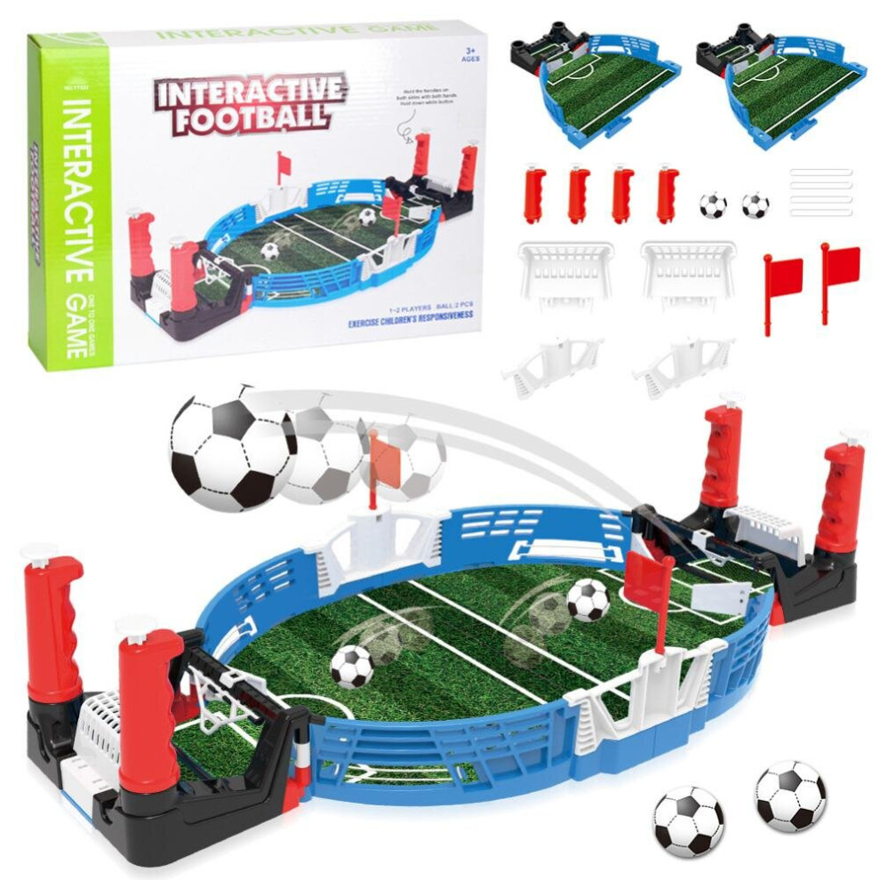 Mini Table Top Football Set Indoor Game Table Football  Double Player|Gags & Practical Jokes