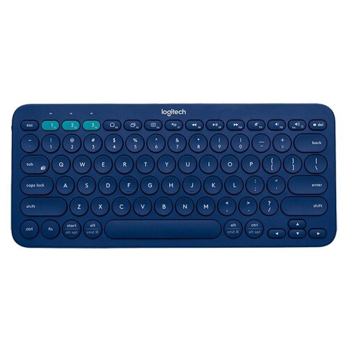 Logitech Original K380 Wireless Bluetooth Keyboard Multi Devices Ultra Mini Keybord(blue)