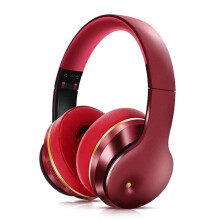 Red Bluetooth Headphones Active Noise Cancelling Wireless Headset Earbuds Stereo Hifi Deep Bass