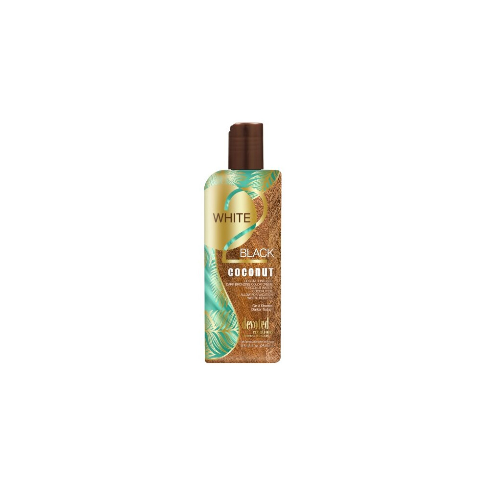 Devoted Creations 2 Coconut Tanning Lotion Bronzer 250Ml White/Black/Dark