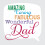 Amazing Dad Father's Day Square Script Greeting Card Foiled Greetings Cards 1