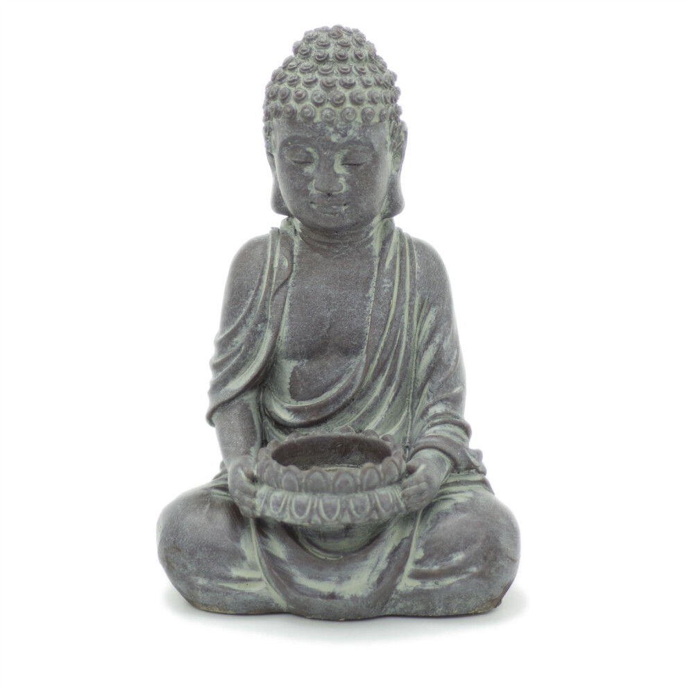 Buddha Statue Tea Light Candle Holder | Desktop Stress Relief Meditation Candle Holder | Eastern Tealight Candle Holders