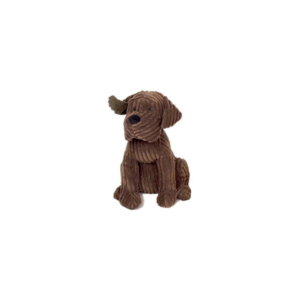 Take Me Home Door Stop - 28Cm Ribbed Chocolate Dog