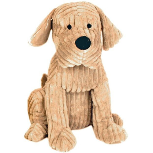 Carousel Take Me Home Door Stop - 28Cm Ribbed Tan Dog