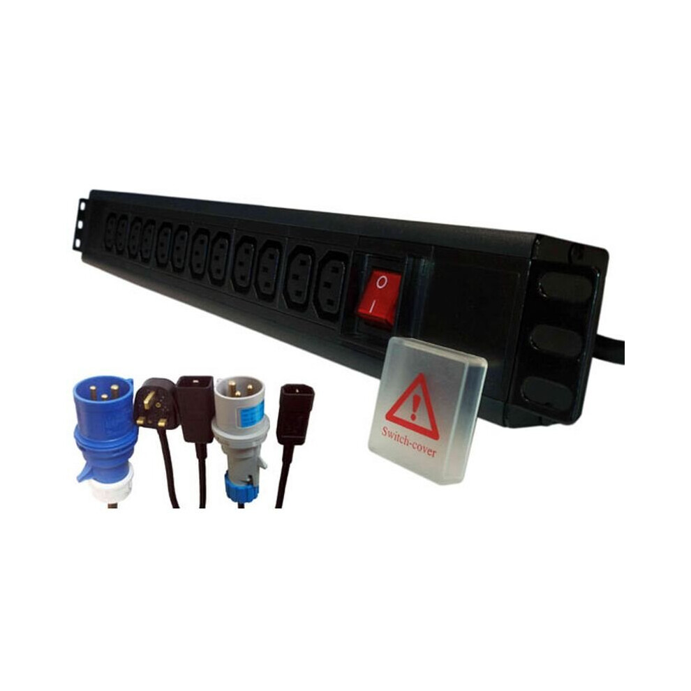 8 Way 19 Rack Iec Pdu To 13A Plug - Vertical" 5055309607097