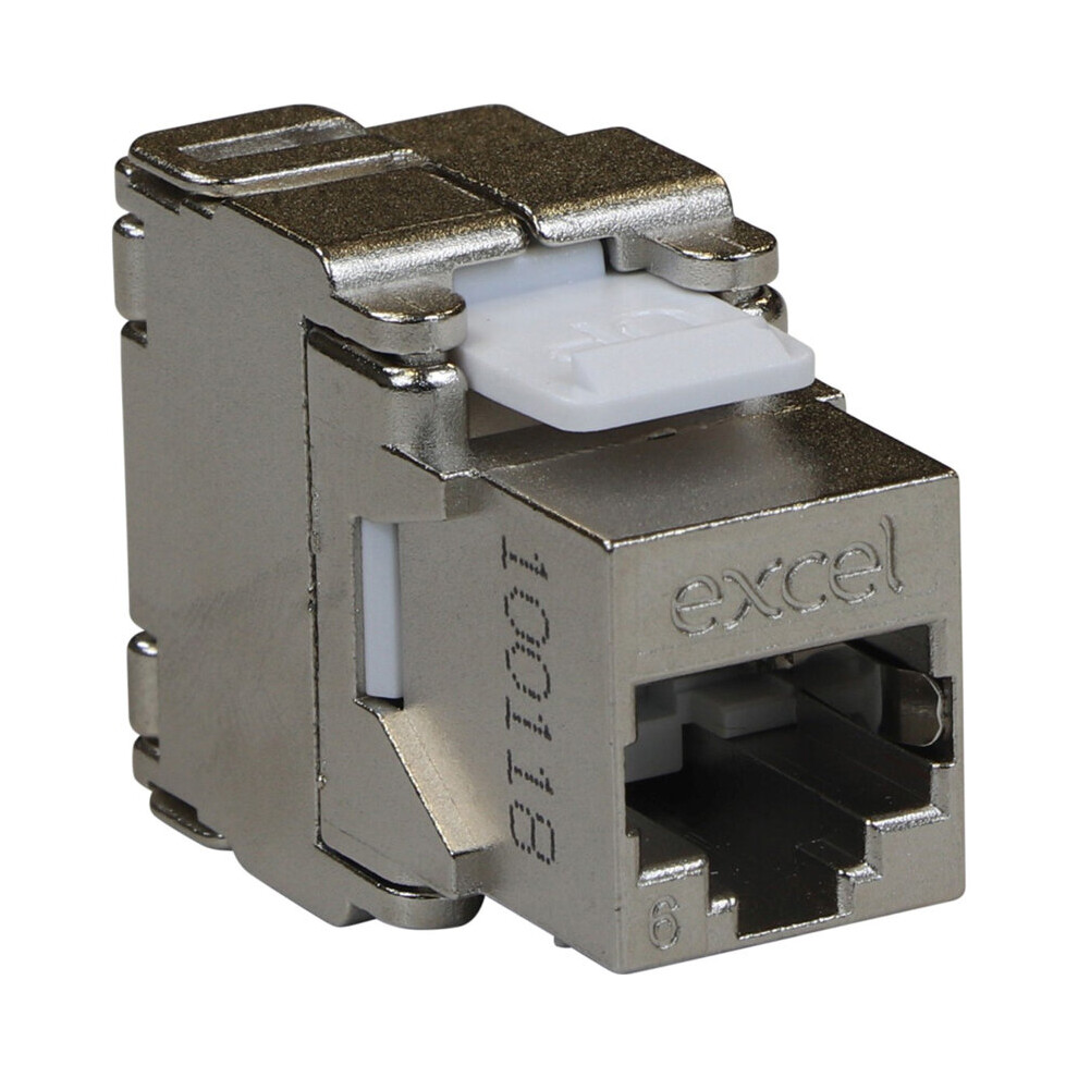 Excel Cat.6 Ftp Toolless Keystone Jack - Butterfly Style 5055309627767