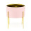 Carousel Pink And Gold Ceramic Cache Plant Pot Planter With Stand 4