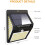 [4 Pack] 140LED Solar Security Lights Outdoor, Litogo Solar Motion Sensor Lights 270ÂºWide Angle Waterproof Solar Powered Durable Wall Light 2