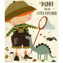 To Daddy From Your Little Explorer Father's Day Card Cute Greeting Cards