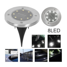 Éclairage solaire au sol pour terrasse, jardin, pelouse et allée