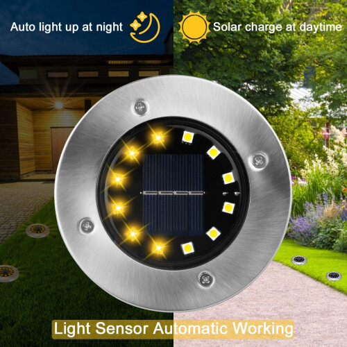(1PCS) Solar Light DIY Outdoor Decoration Path Garden Pathway Lamp 2