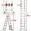 Multi-Purpose 3.8M Aluminium Portable Telescopic Ladder 2