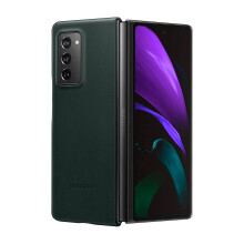 Case Samsung Galaxy Z Fold 2 Genuine Leather Soft-touch green