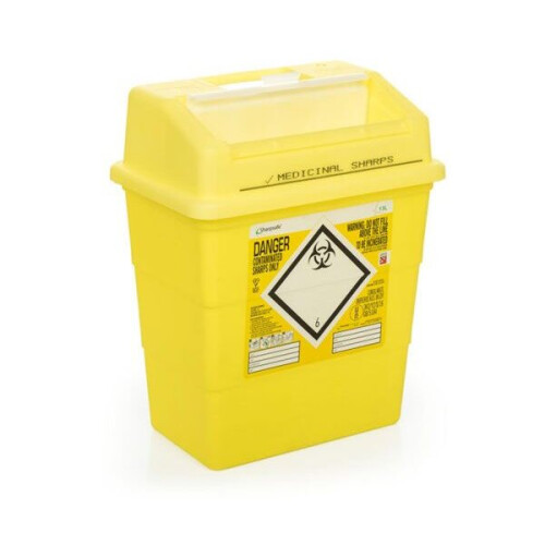(13 Litre) Sharps Bin, Biohazard, Needle Waste Box