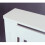 (Small) Radiator Cover MDF Wood White 3