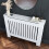 (Medium) Radiator Cover MDF Wood White 6