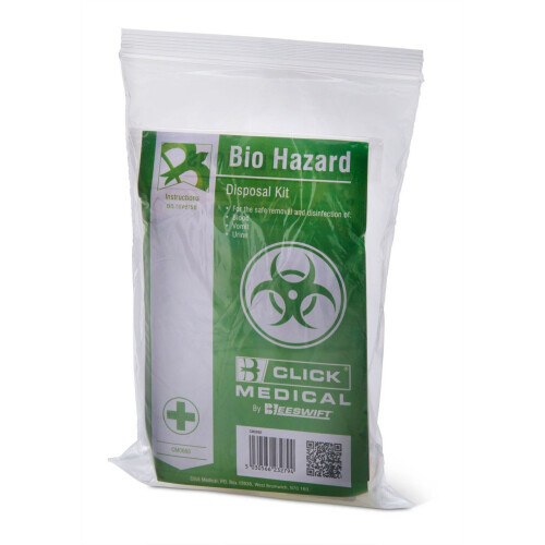 Biohazard Single Use Body Fluid Spill Kit Wipes Spray Apron CM0660 (LL)