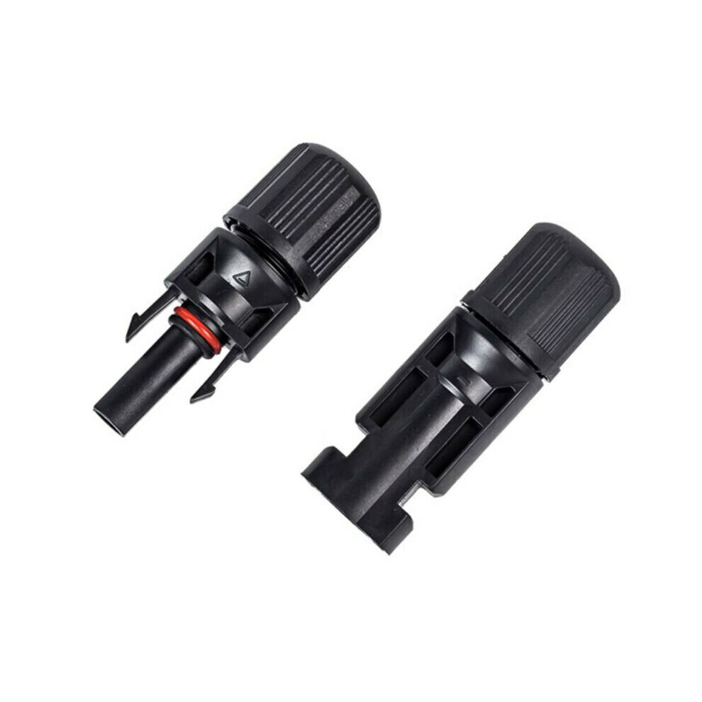 (2Pcs) 2Sets Mc4 Solar Panel Connectors Cable Connectors - Male & Female Tuv Waterproof 699346165186