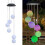 Χρώμα που αλλάζει κρέμονται Wind Chimes ηλιακή Powered LED μπάλα φώτα κήπου υπαίθρια 1